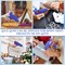 24 Pieces Glue Guns Bulk Mini Hot Melt Gun with Glue Sticks Kit for Kids Art Crafts DIY Home School Project Christmas Decoration Quick Repairs(Blue)